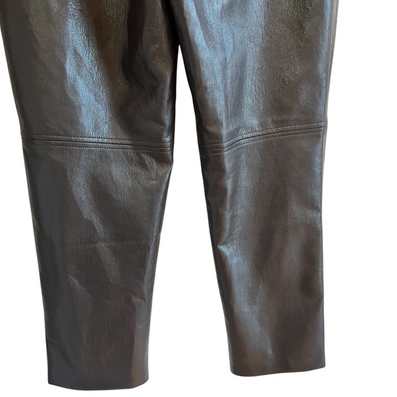 Wilfred high waist belted straight leg leather vegan pants excellent condition - Picture 11 of 14